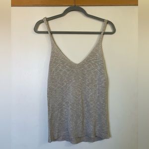NWOT Mango woven knit tank top
